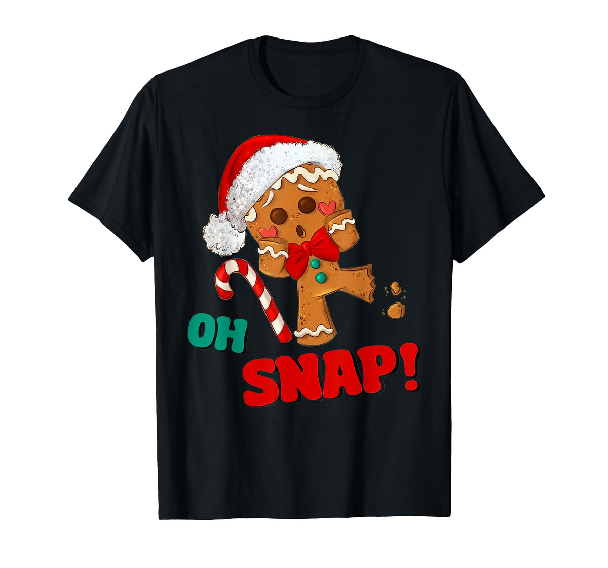 Gingerbread Man Oh Snap Christmas Funny Cookie Baking Gift T-Shirt