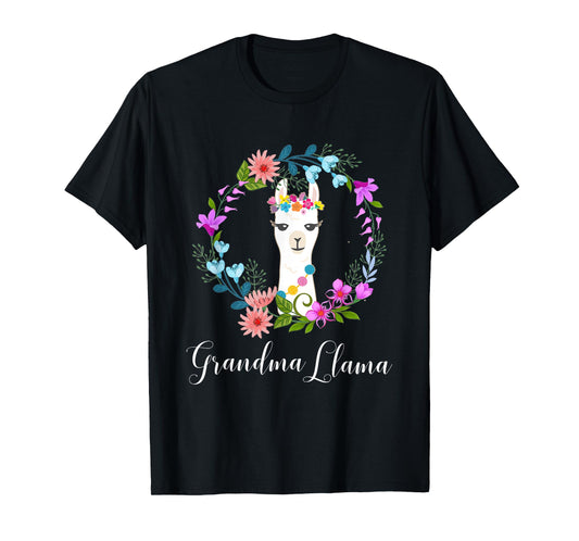 Cute Grandma Llama for Alpaca fans T-Shirt