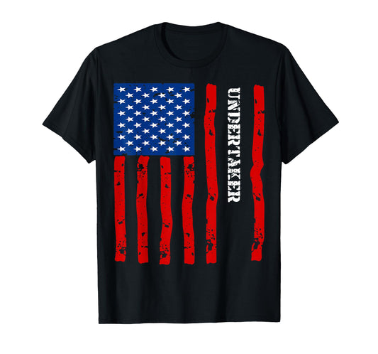 Cool Undertaker Accessories Things Stuff USA Flag T-Shirt