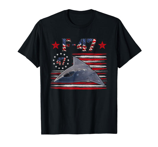 F-47 6th Generation USA Superpower Dominance, F47 Aircraft T-Shirt