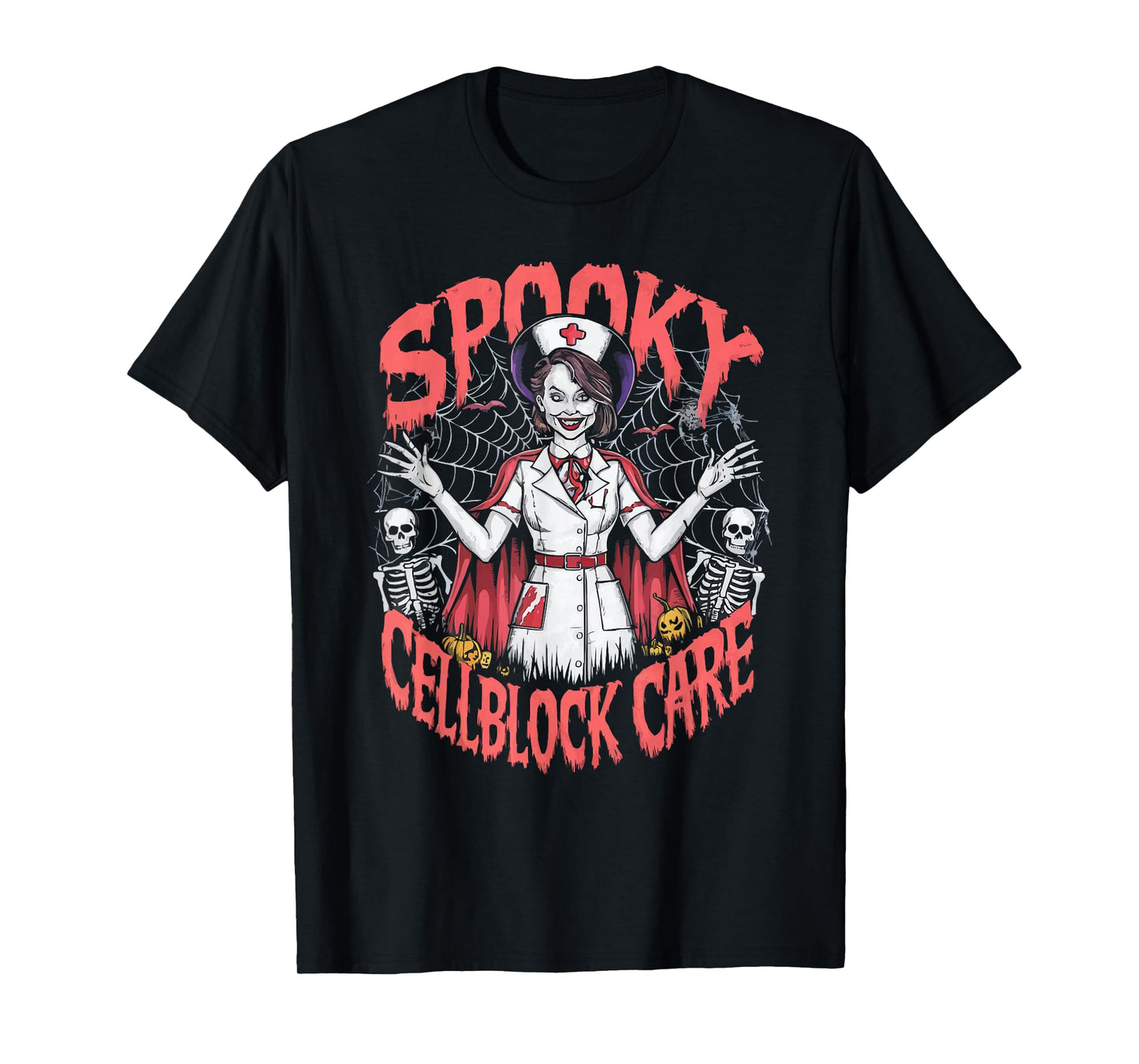 Correctional Nurse Halloween Spooky Nursing Trick Or Treat T-Shirt