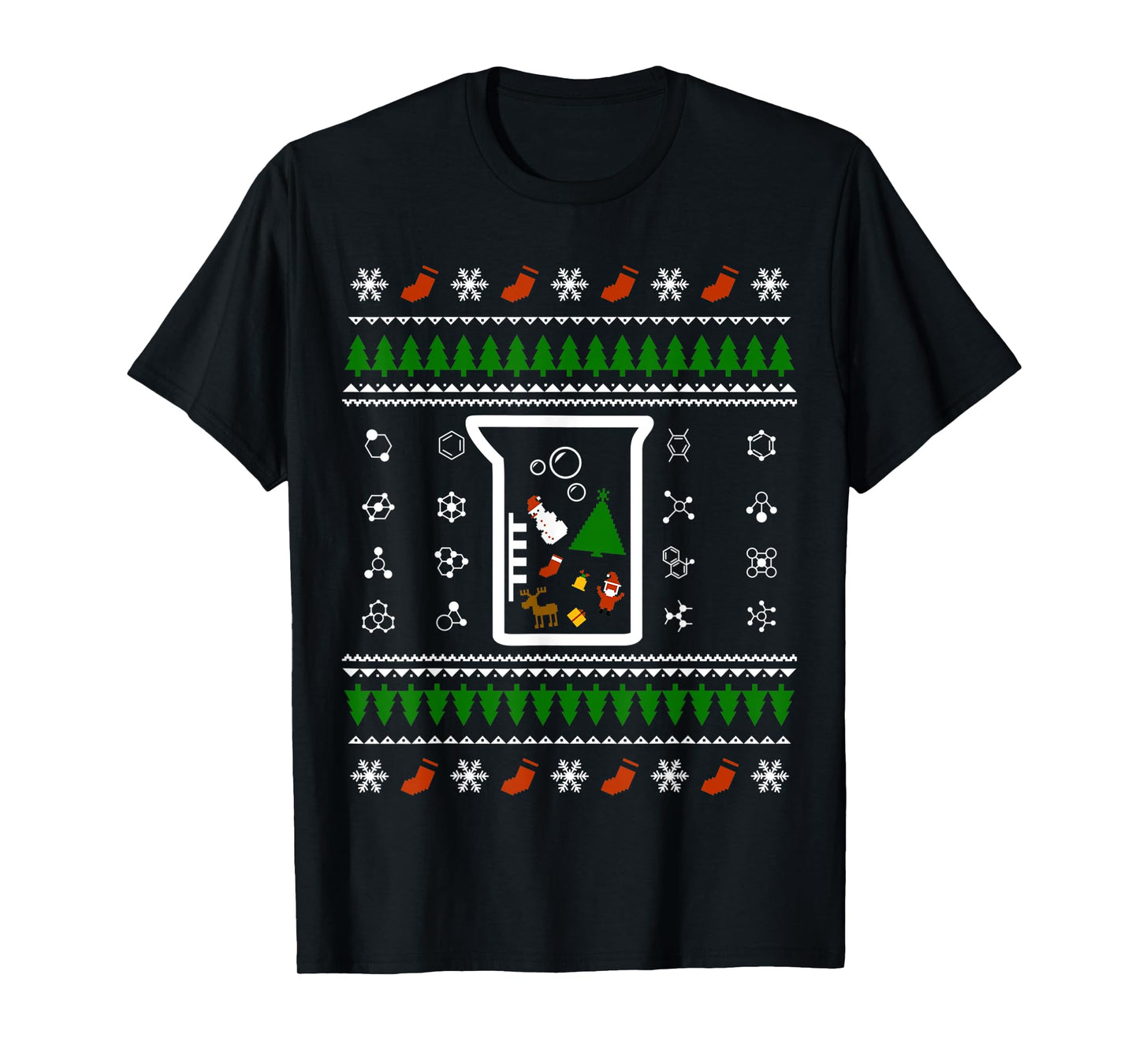 Chemist Tree, Oh Chemistry Tree | Ugly Christmas T-Shirt