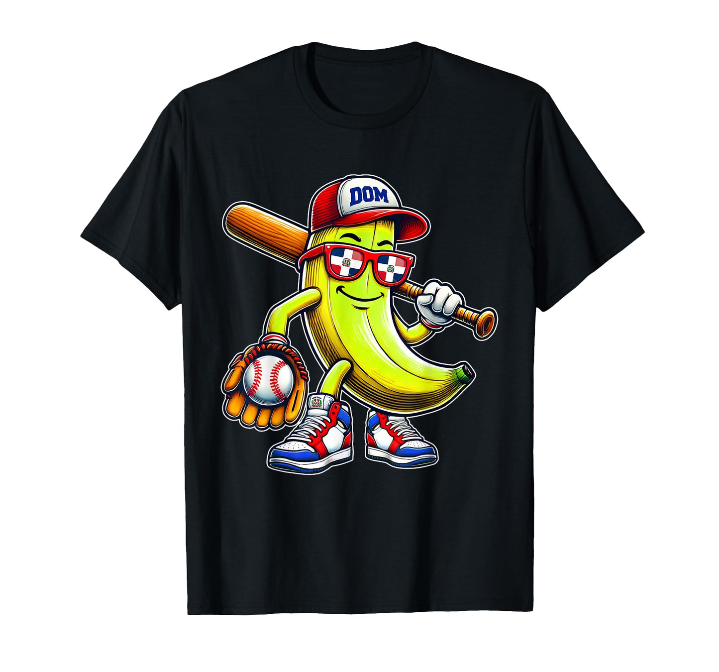 Dominican Republic Platano Baseball DR Flag Kids Toddlers T-Shirt