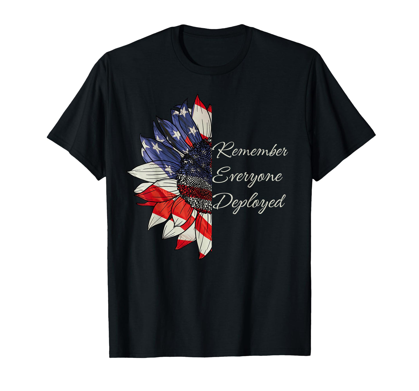 Remember Everyone Deployed-Wear Red on Friday Military T-Shirt