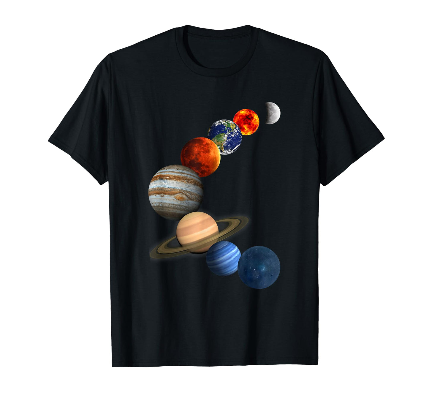 Solar System T Shirt The Planets in Our Galaxy T-Shirt