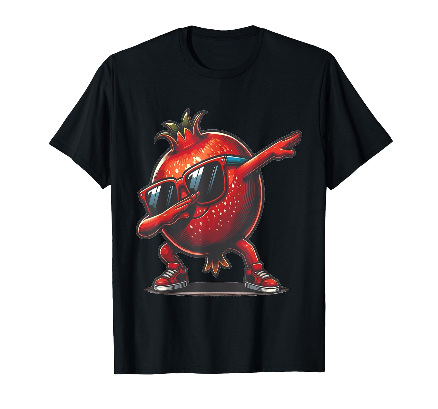 Dab Pomegranate Dancing Dabbing Pomegranate Fruit T-Shirt