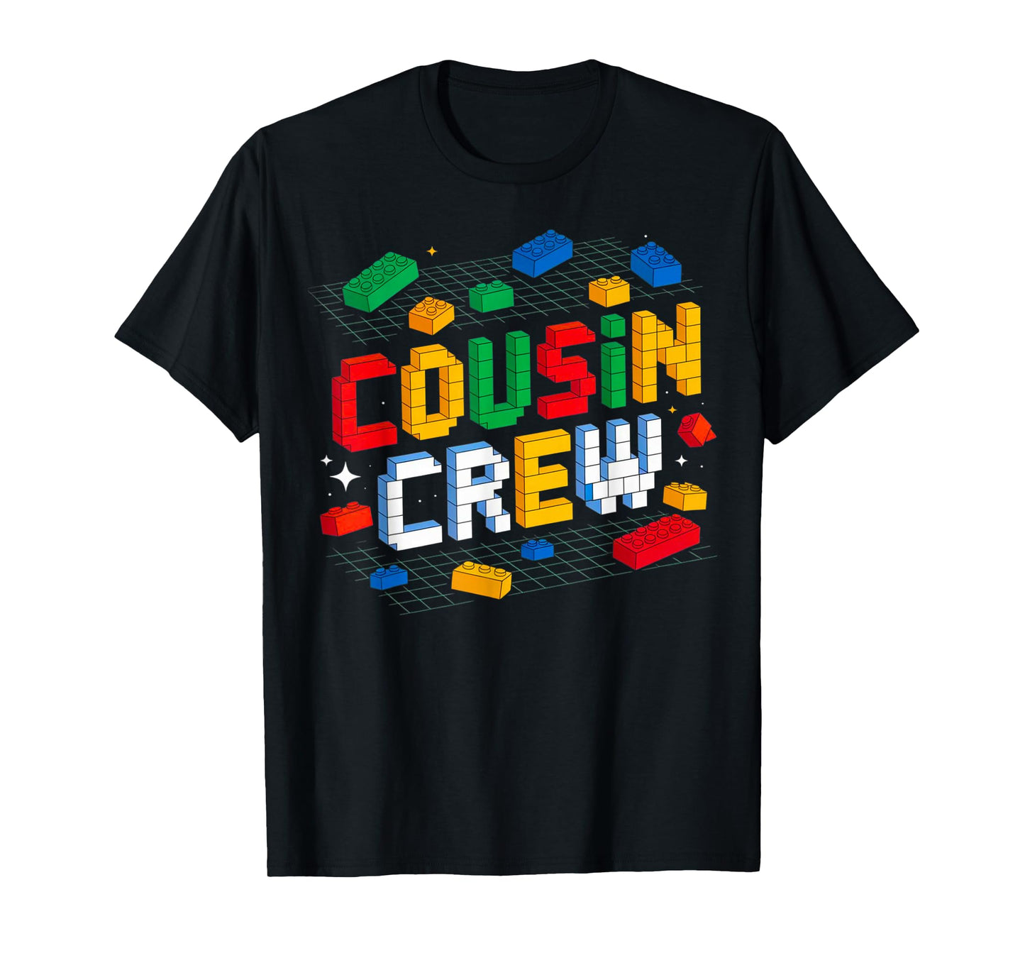 Cousin Crew Master Builder Building Bricks Blocks Family Toy T-Shirt