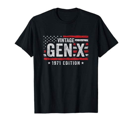 Gen X 1971 - Generation X 1971 Birthday - Gen X Vintage 1971 T-Shirt
