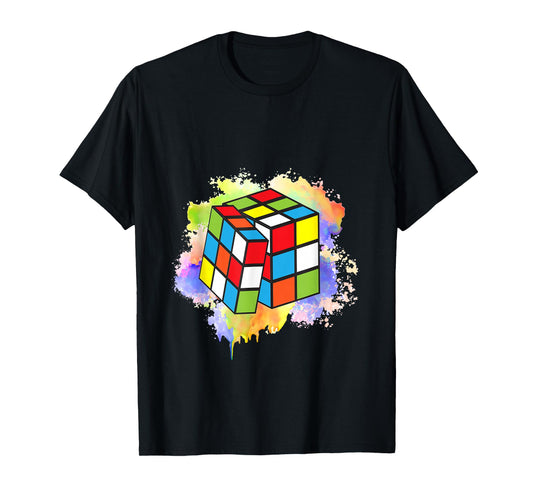 Cool Rubik Rubix Rubics Player Cube Lovers Women Men Boy Kid T-Shirt
