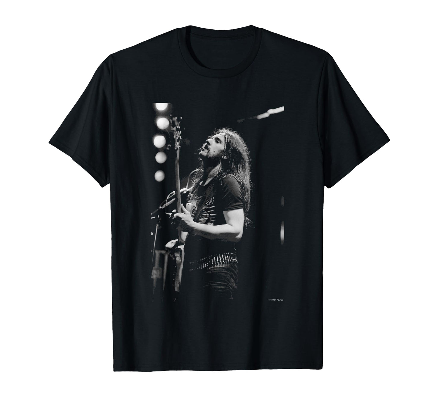 Lemmy Kilmister Motorhead Live 1979 by Simon Fowler T-Shirt