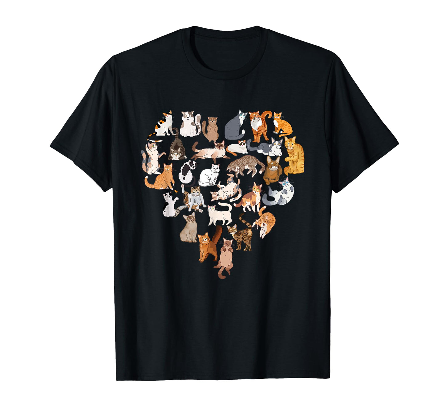 Cats Love Kitty Nerd Cat Lovely Kitten Lovers T-Shirt