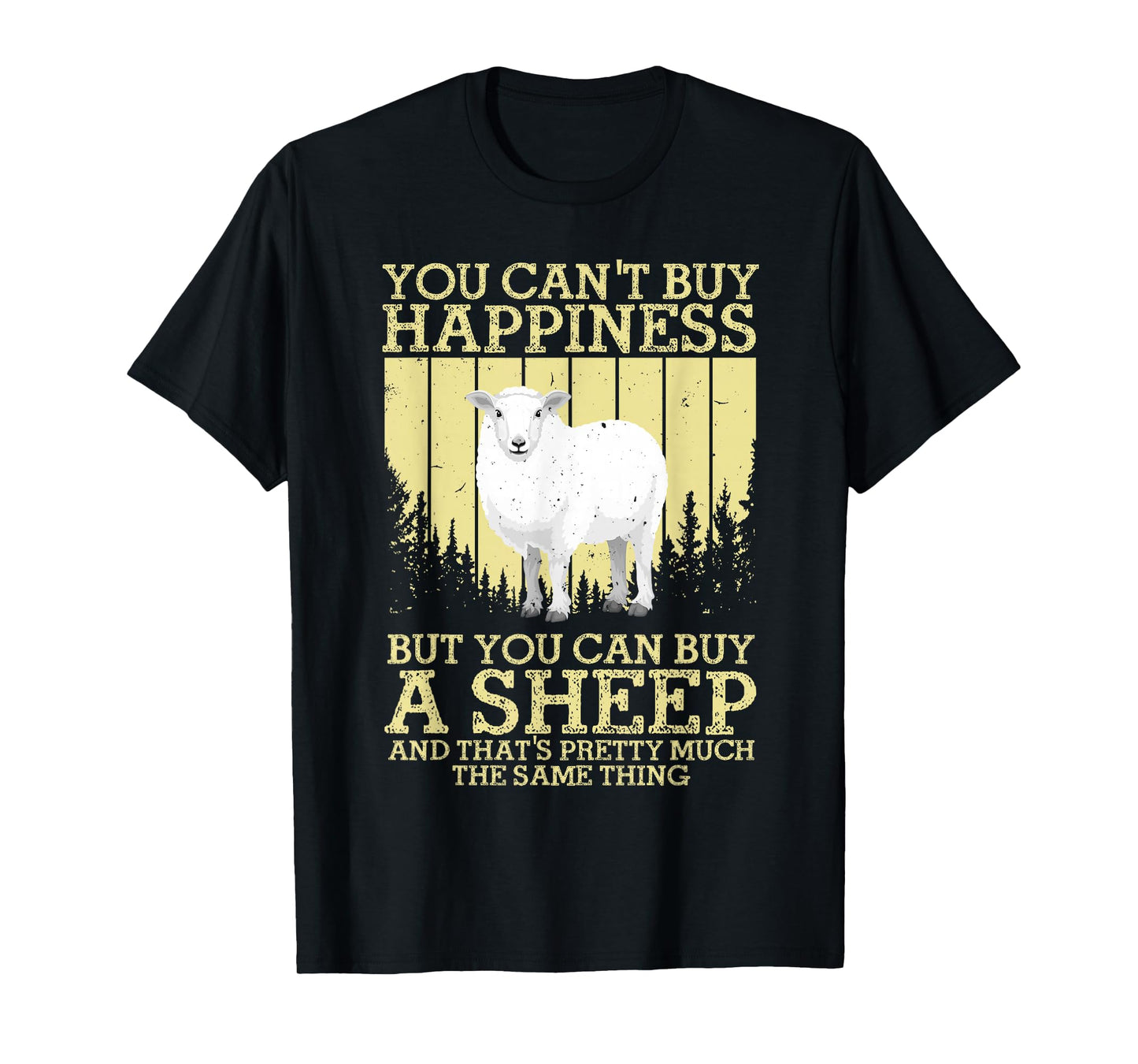Cute Sheep Design For Men Women Kids Livestock Sheep Lovers T-Shirt