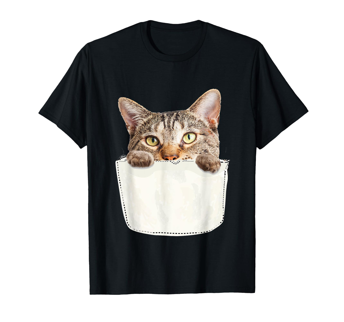 Kangaroo Pocket Cat Tshirt Baby Kitten In Pouch Shirt Men Women Girls Kids T-Shirt