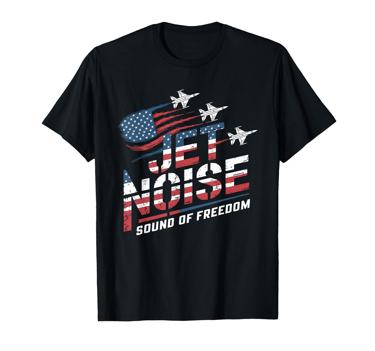 Jet Noise Sound of Freedom Fighter Jet Art T-Shirt