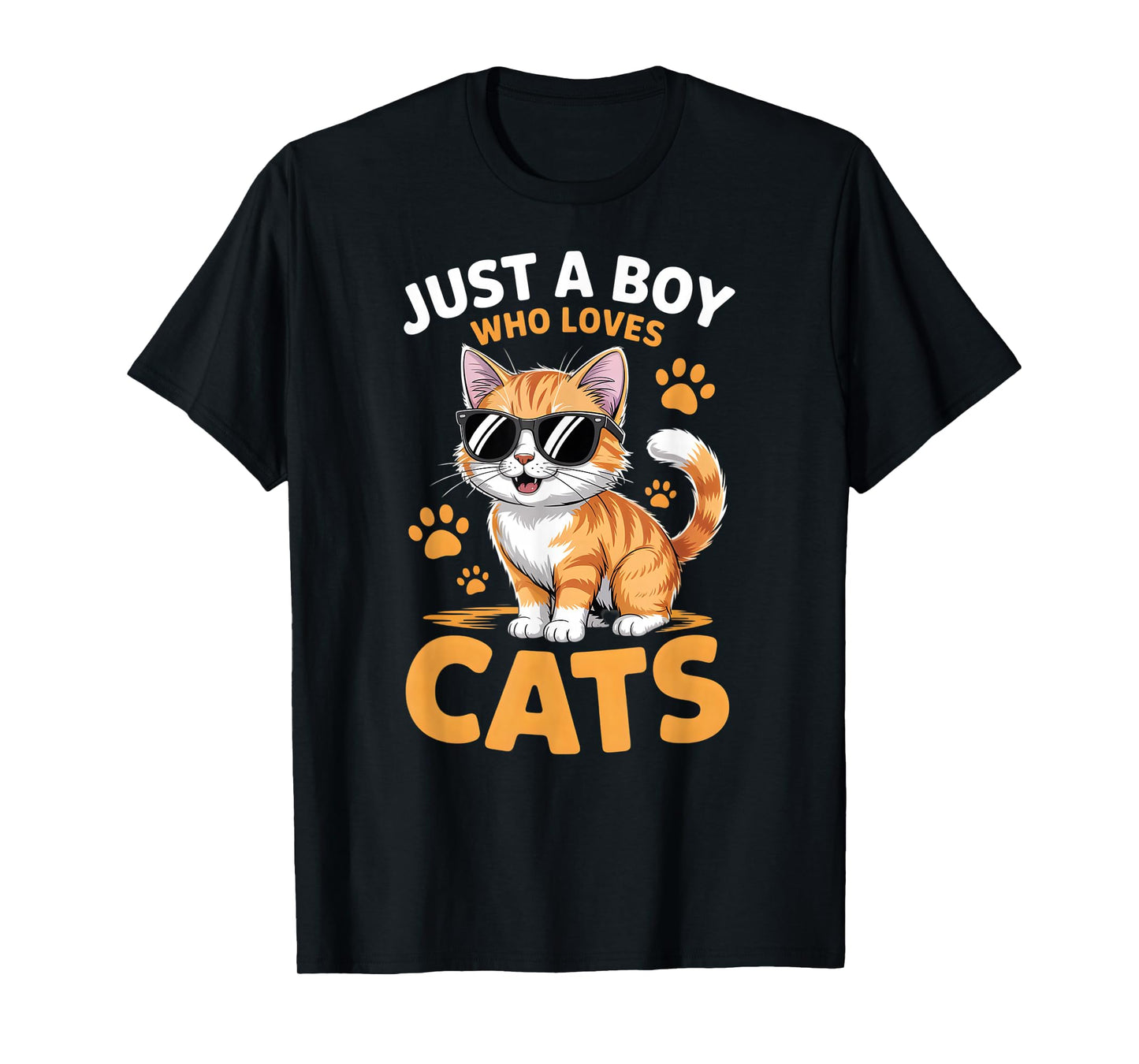 Boys Cat T-Shirt