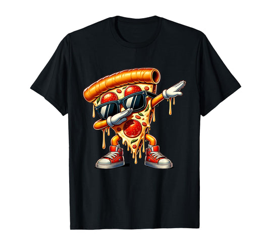 Dabbing Pizza Funny Graphic Pizza For Food Lovers T-Shirt