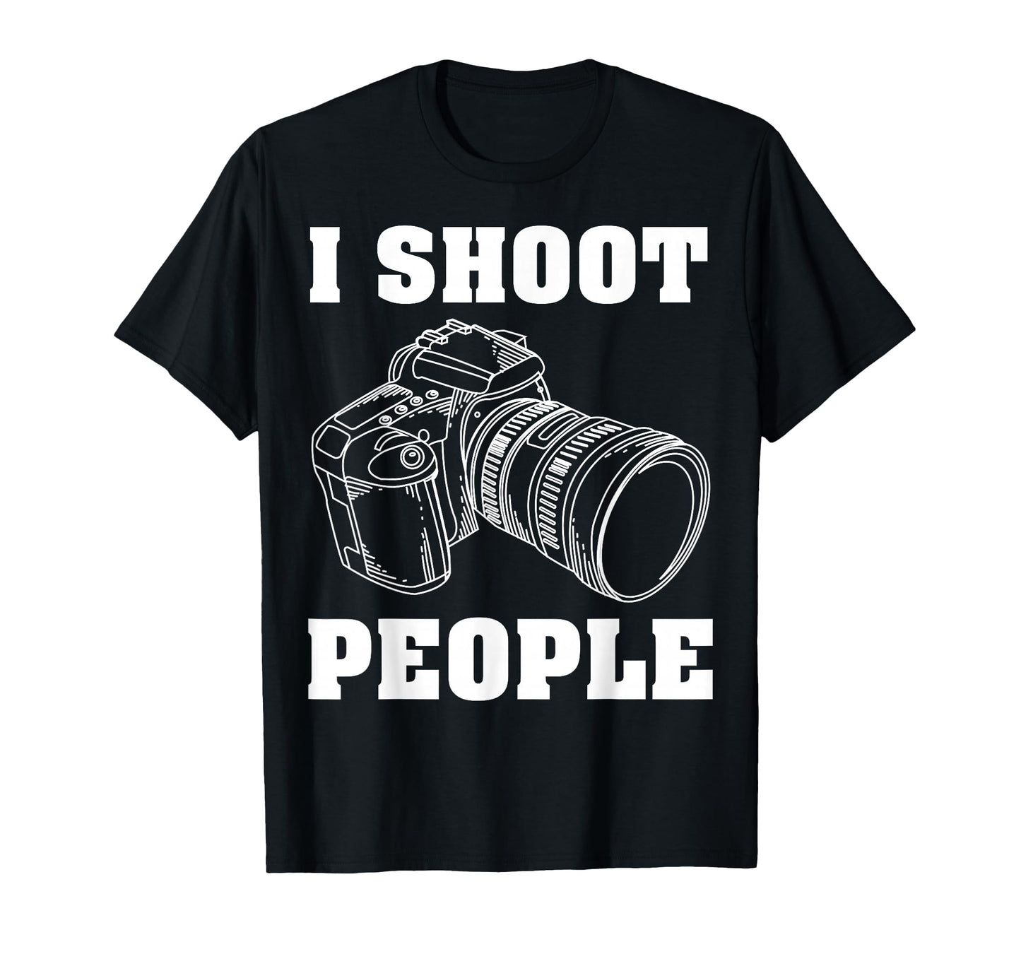I Shoot People | Cute I Love Photography T-Shirt