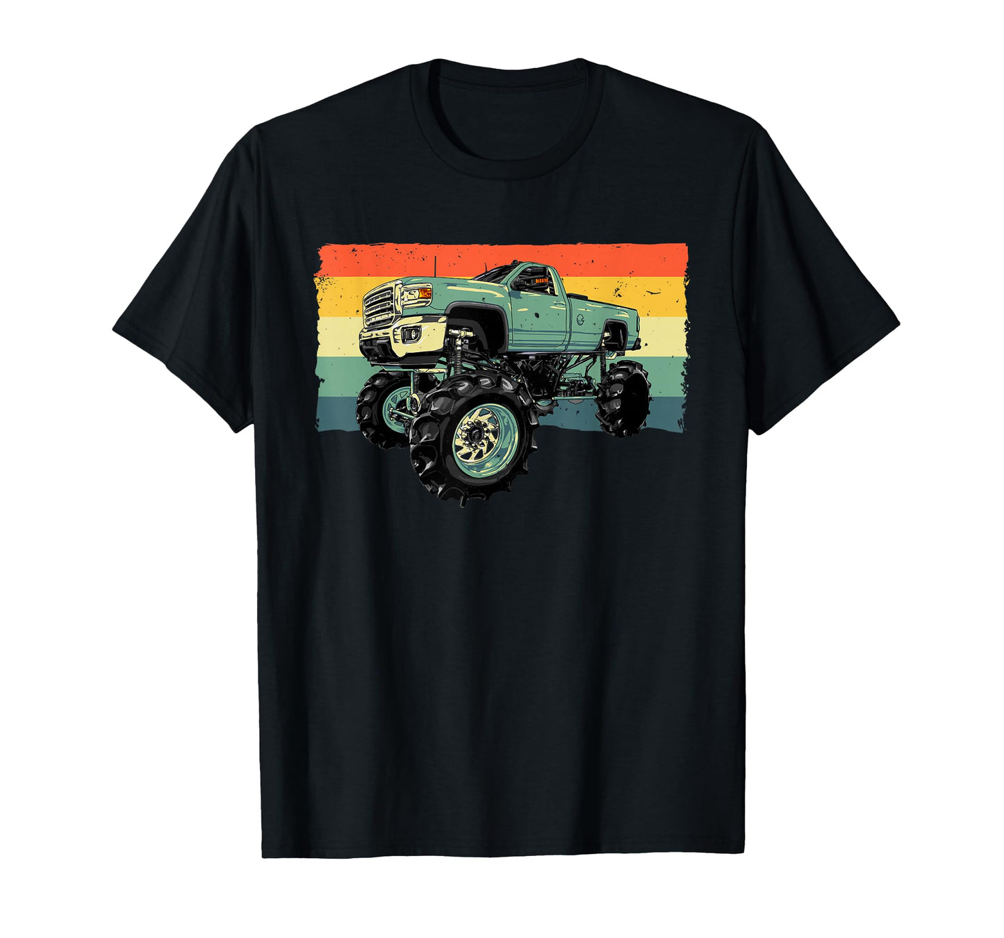 Cool Monster Truck For Men Women Toddler Big Monster Trucks T-Shirt