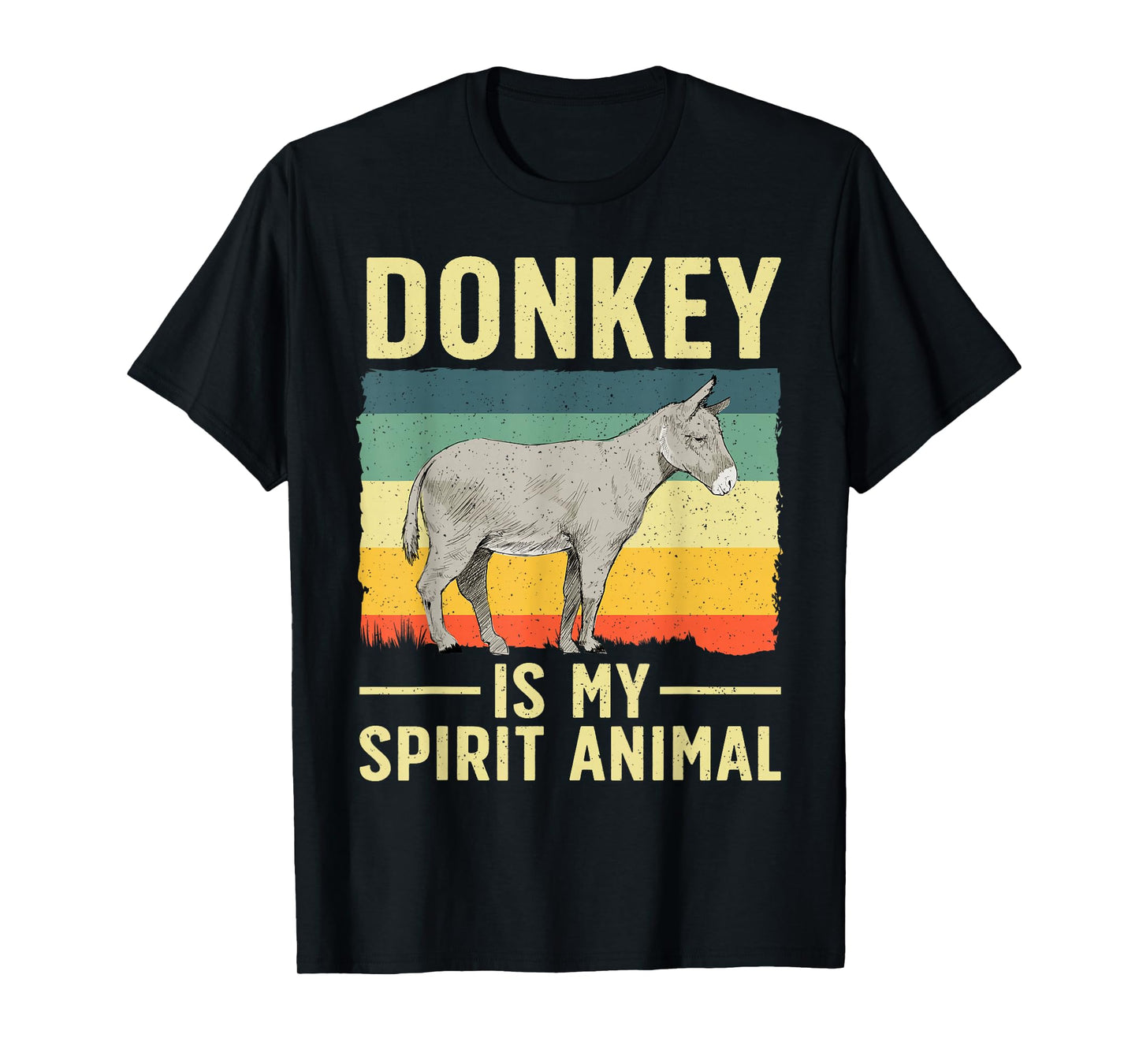 Cool Donkey Design For Men Women Farmer Wild Donkey Lover T-Shirt