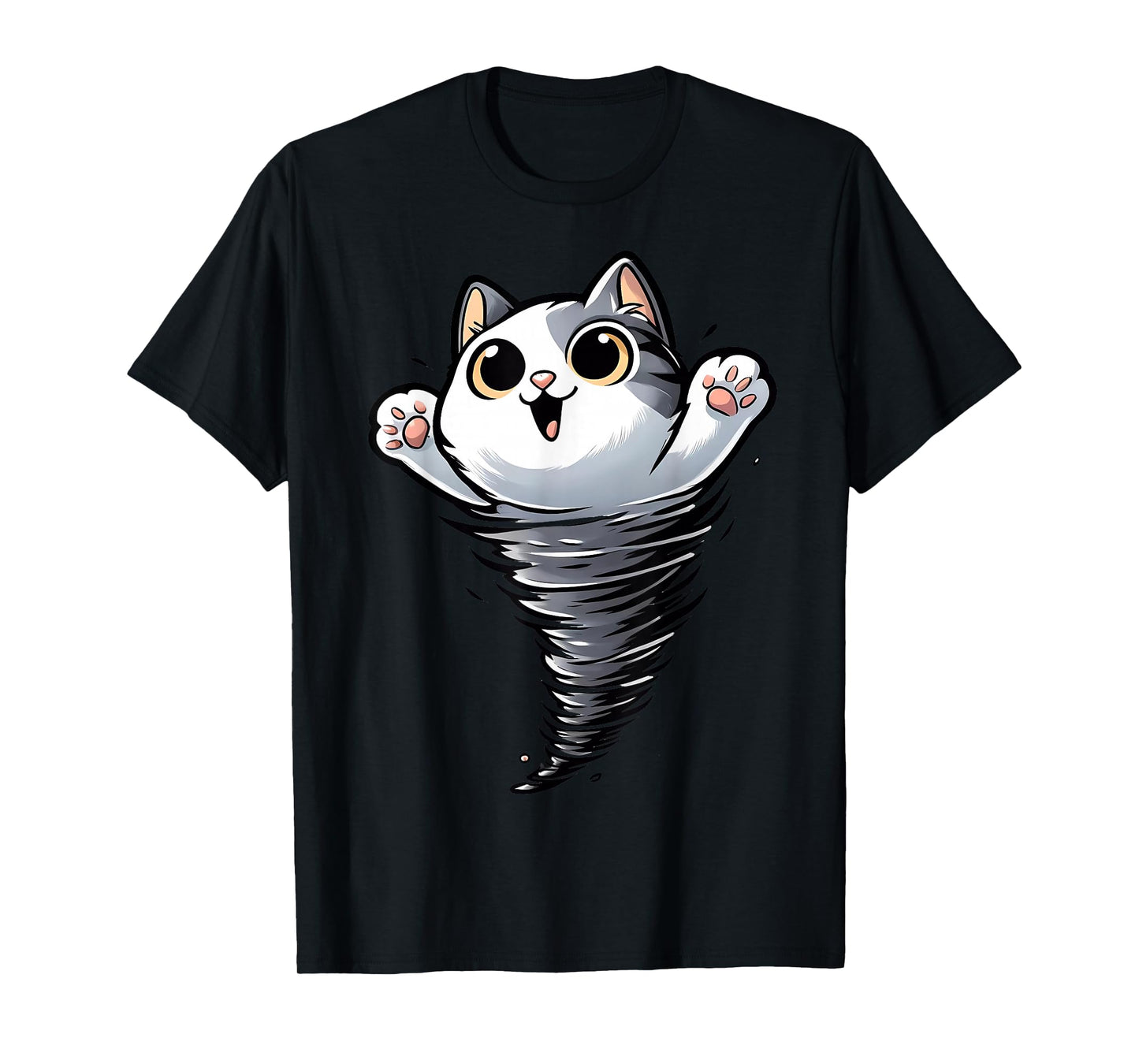 Funny Cat Tornado Storm Chasers Meteorologist Animal Lover T-Shirt