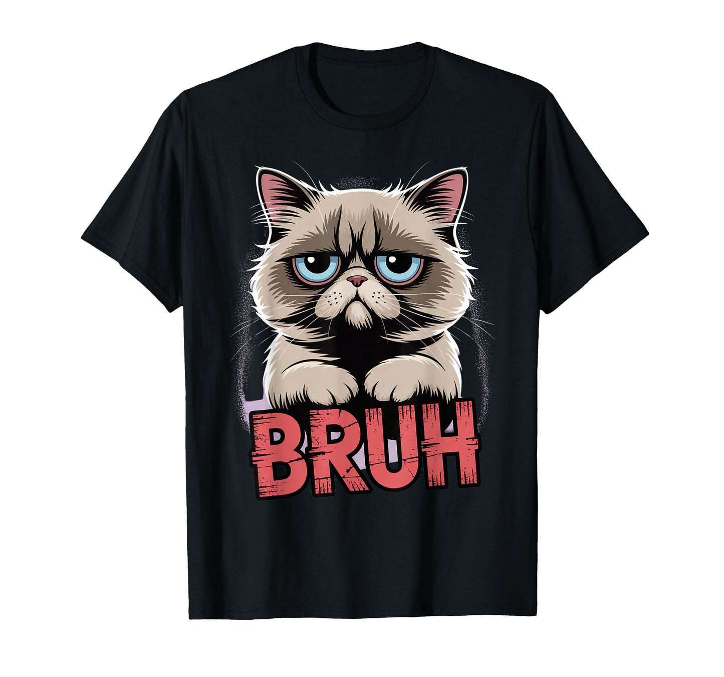 Funny Cat Bruh For Teens Boys Girls Men Women Meme Graphic T-Shirt