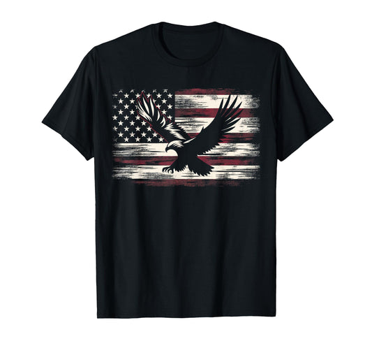 Bald Eagle 4th of July Christmas American T-Shirt