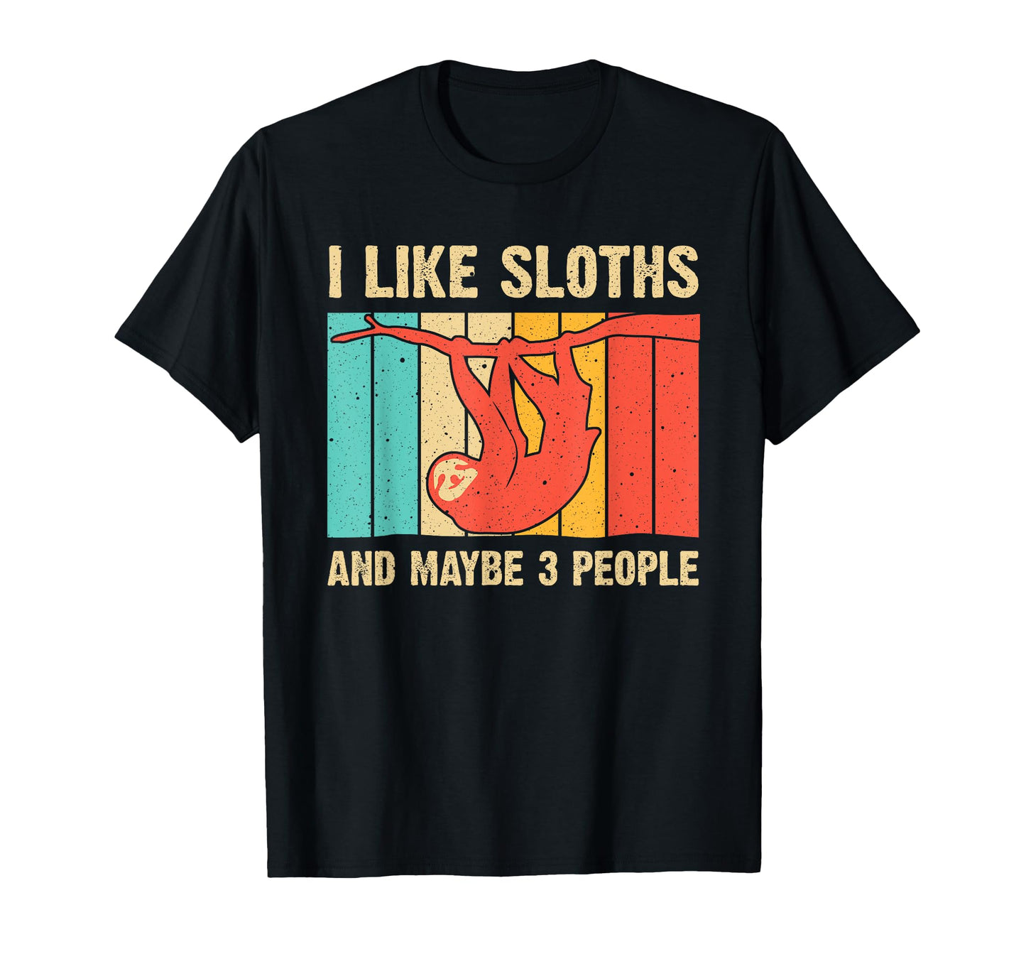 Funny Sloth Design For Sloth Lover Men Women Kids Introvert T-Shirt
