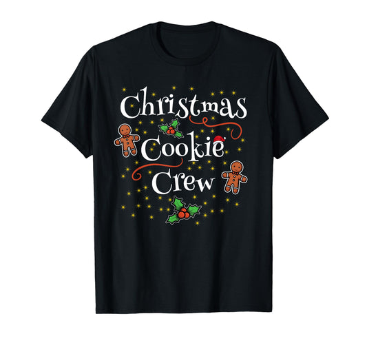 CHRISTMAS COOKIE CREW Family Matching Xmas Outfit T-Shirt