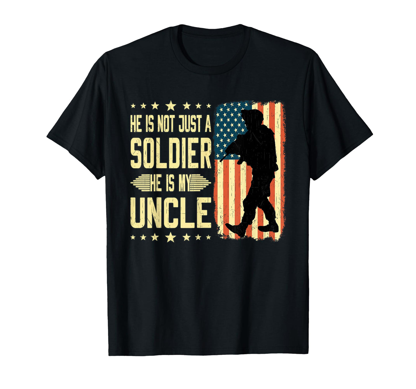 My Uncle is A Soldier Hero Proud Army Nephew Niece Military T-Shirt