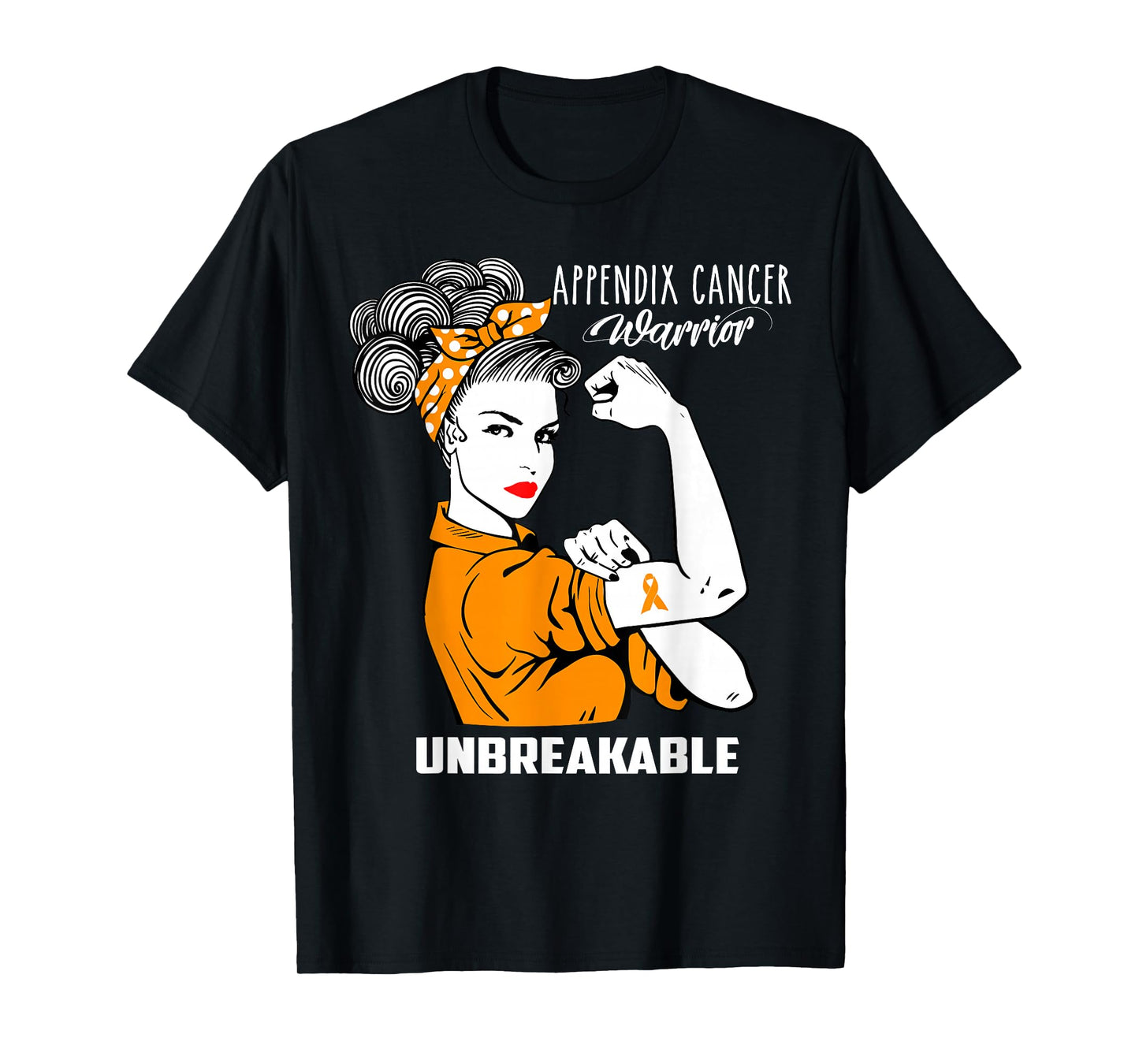 Appendix Cancer Awareness T-Shirt Unbeakable Warrior Shirt T-Shirt