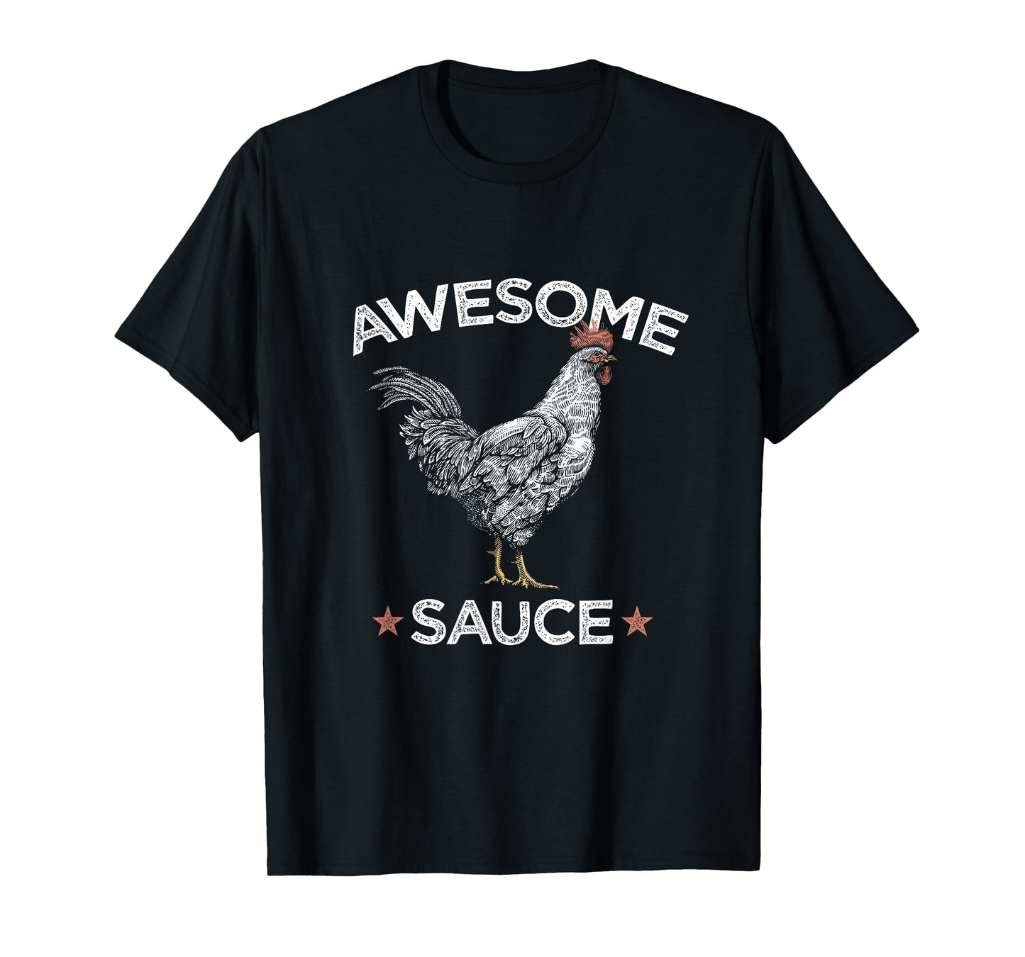 Awesome Rooster Graphic T-Shirt