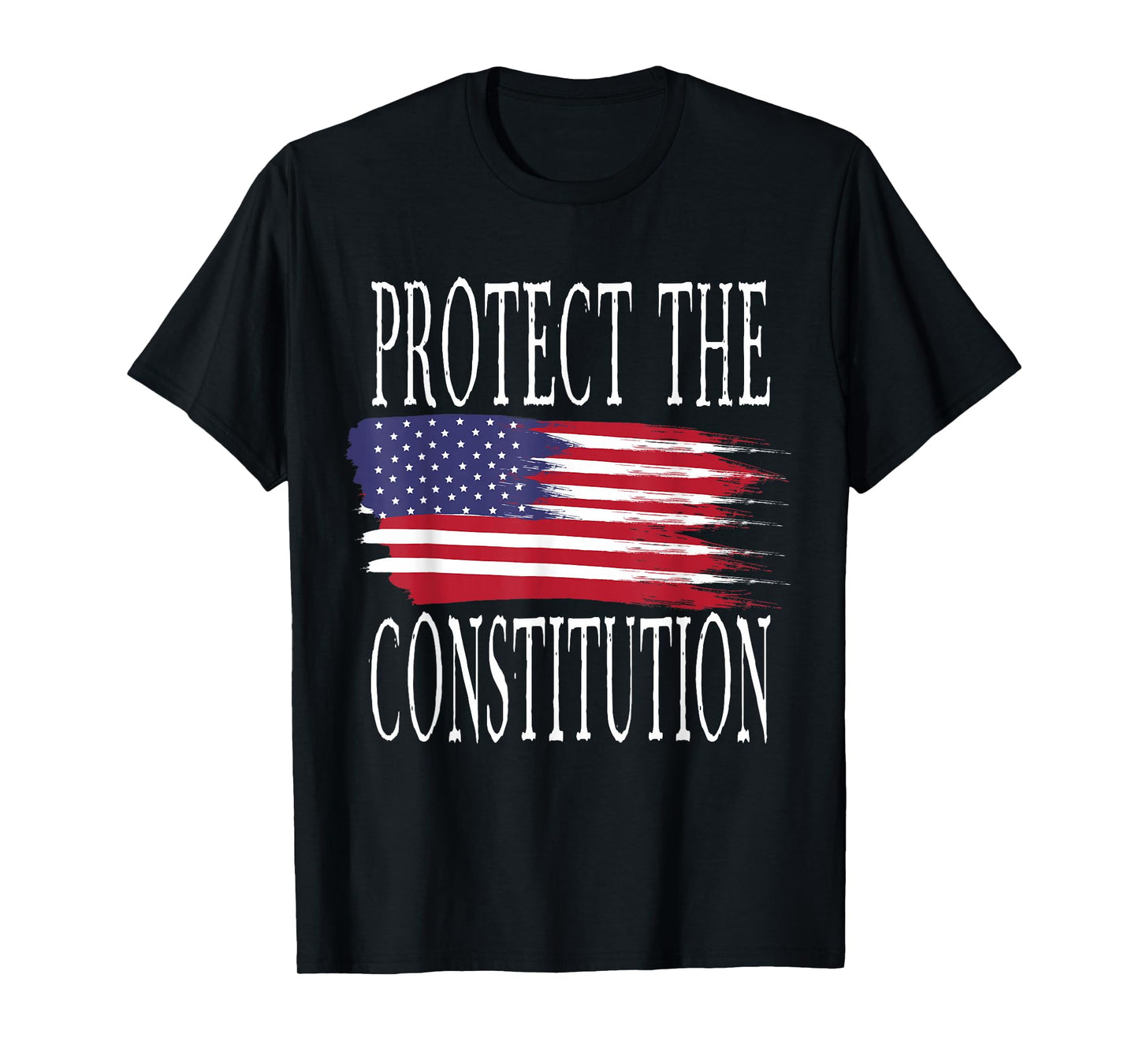 Protect The Constitution of The United States - US Flag T-Shirt