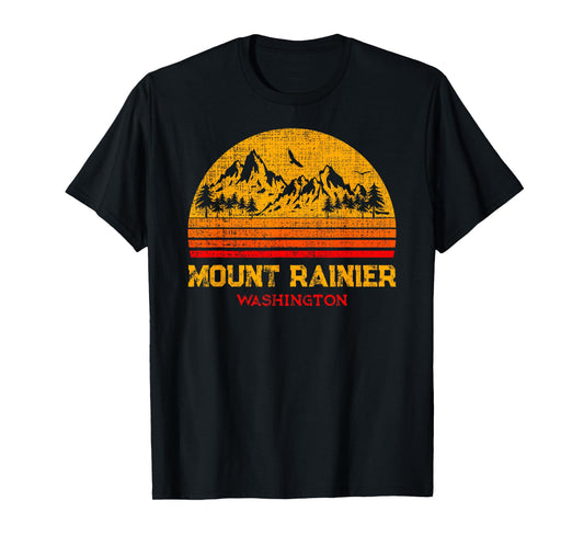 Classic Retro Vintage Mount Rainier Shirt Mt Rainier T Shirt T-Shirt