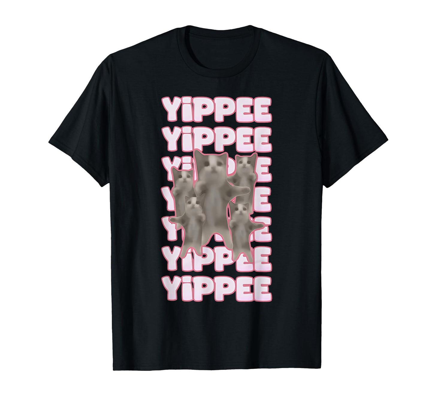 Yippe Cat & Silly Cats FUNNY Cute Meme Cat T-Shirt