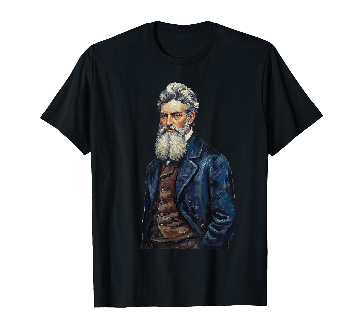 John Brown Abolitionist Vintage Historical Portrait Art T-Shirt