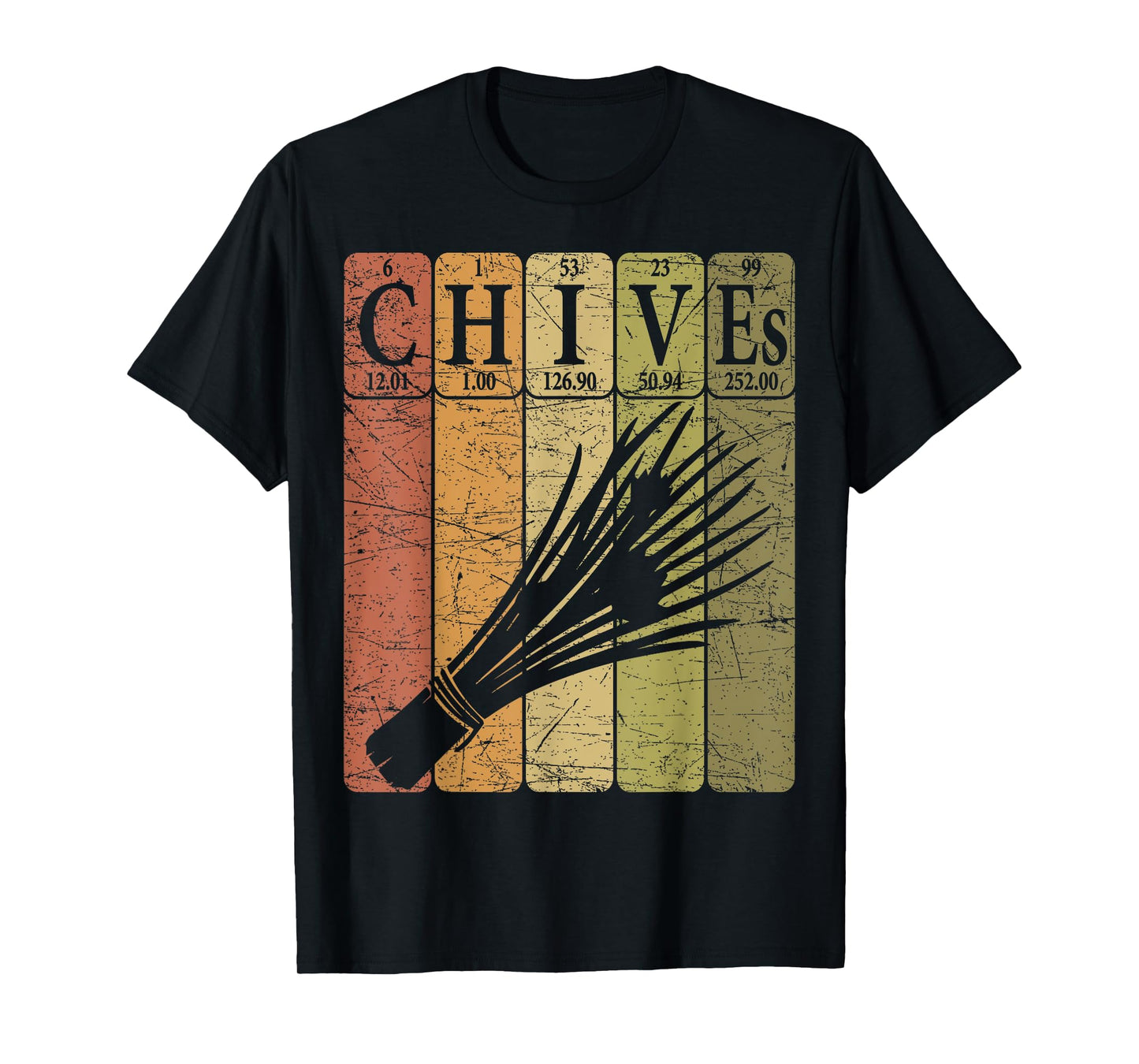 Chives Vintage Chives Farmer Retro Vegetables Farmer T-Shirt