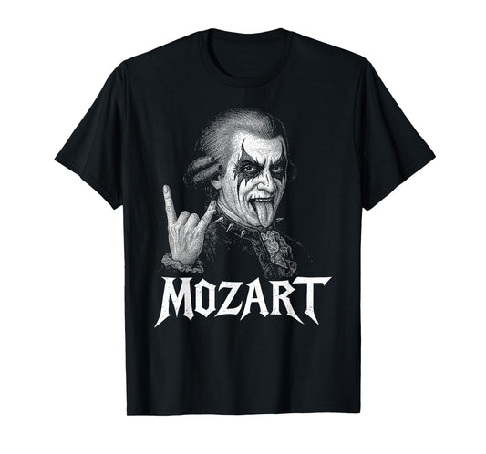Classical Composer Mozart Music Death Metal Corpse Paint T-Shirt