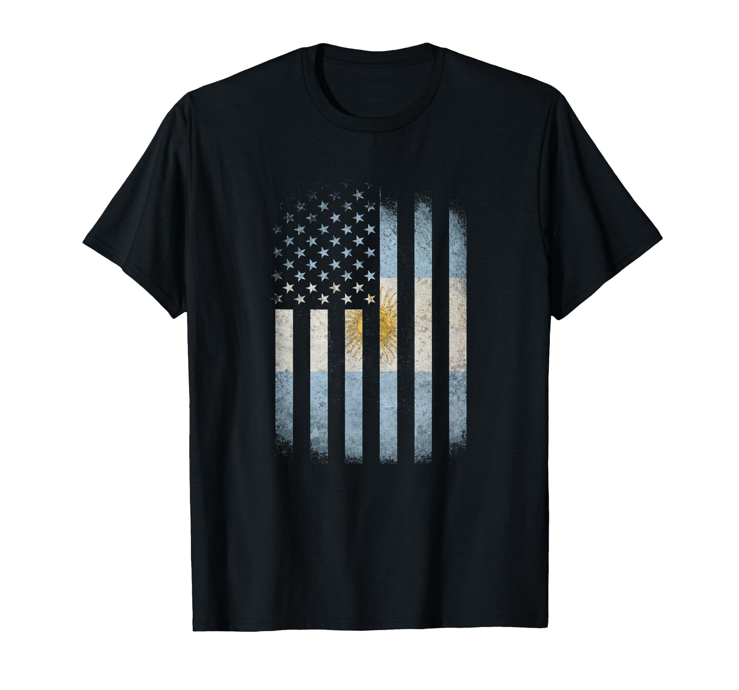 Argentina and America Flag - Argentinian American Flag T-Shirt