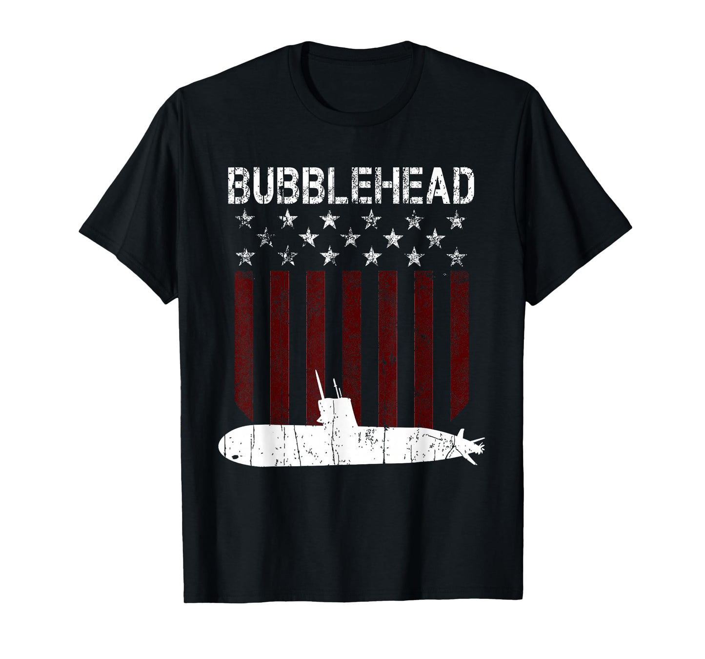 Bubblehead Submarine Veteran American Submariner T-Shirt