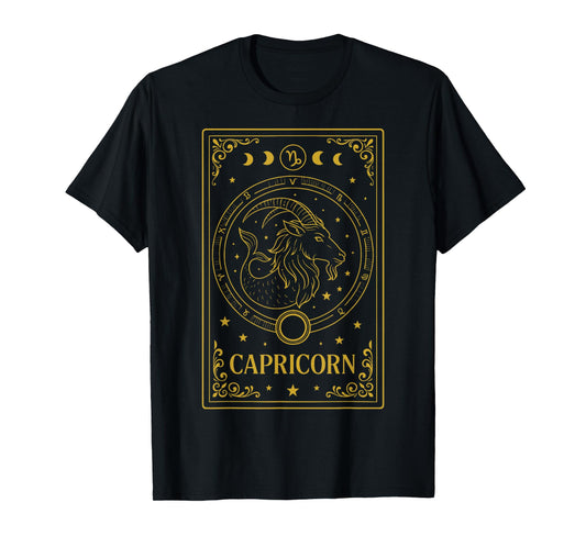 Capricorn Tarot Card T-Shirt