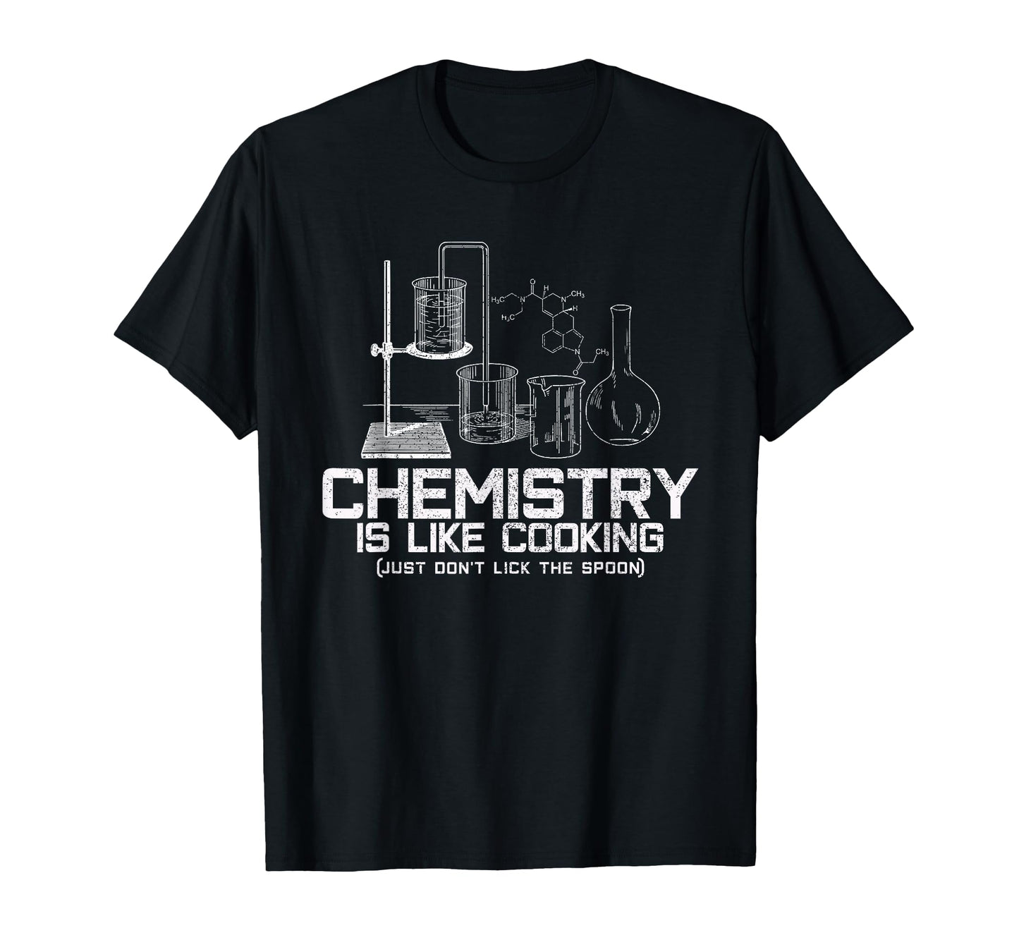 Chemistry Is Like Cooking T-Shirt - Funny Chemist Nerd Gift T-Shirt