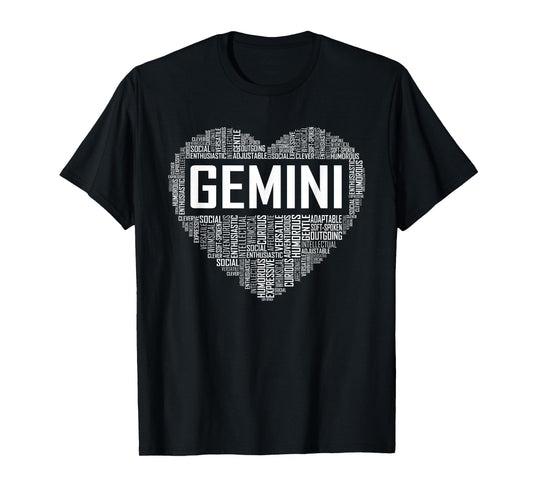 Gemini Zodiac Sign Horoscope Astrology Sign T-Shirt