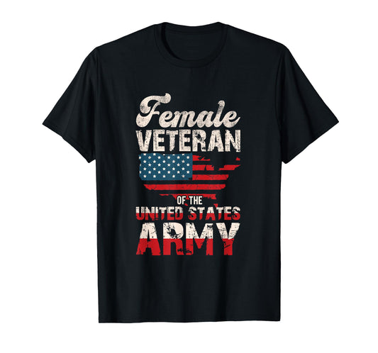 Female Veteran Veterans Day T-Shirt