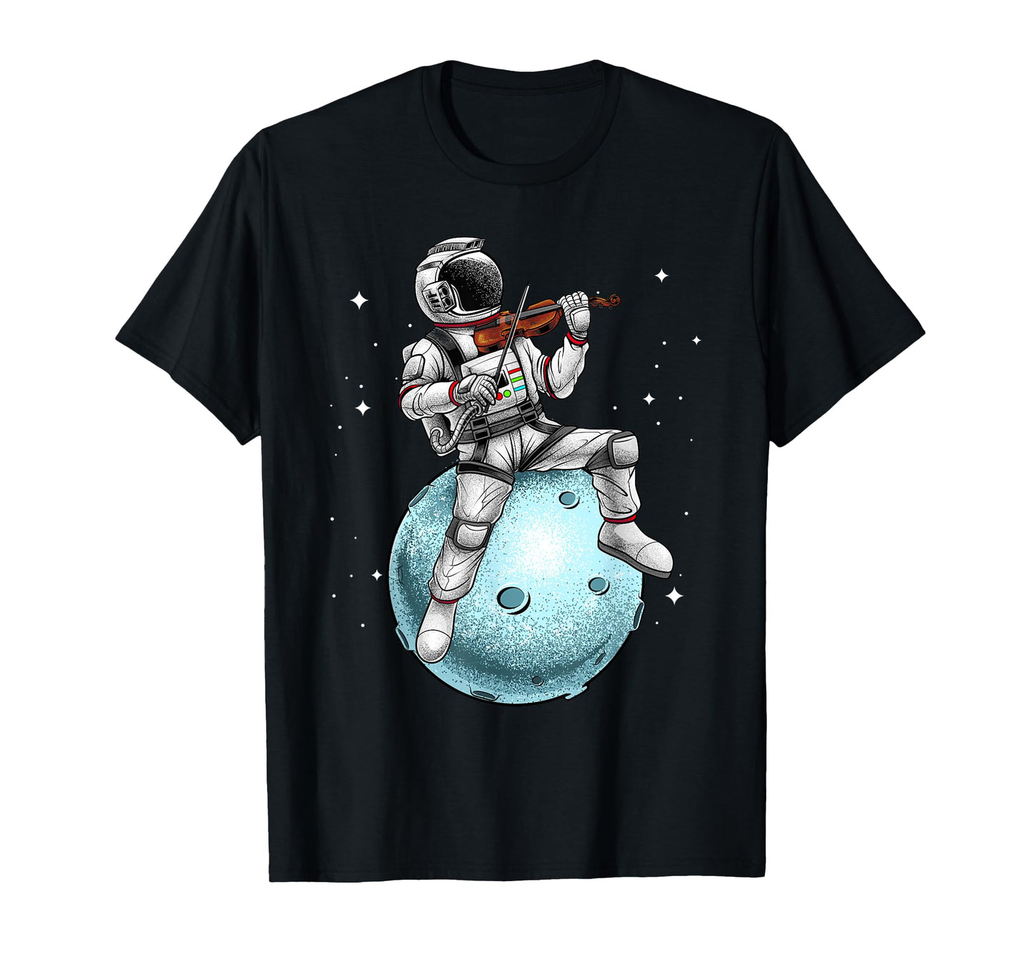 Cool Violin Player For Men Women Astronaut Music Lover Viola T-Shirt