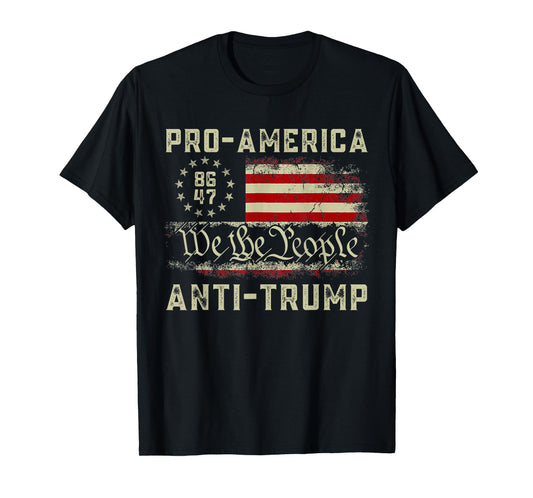 Pro-America Anti-Trump 8647 We The People Anti Trump T-Shirt