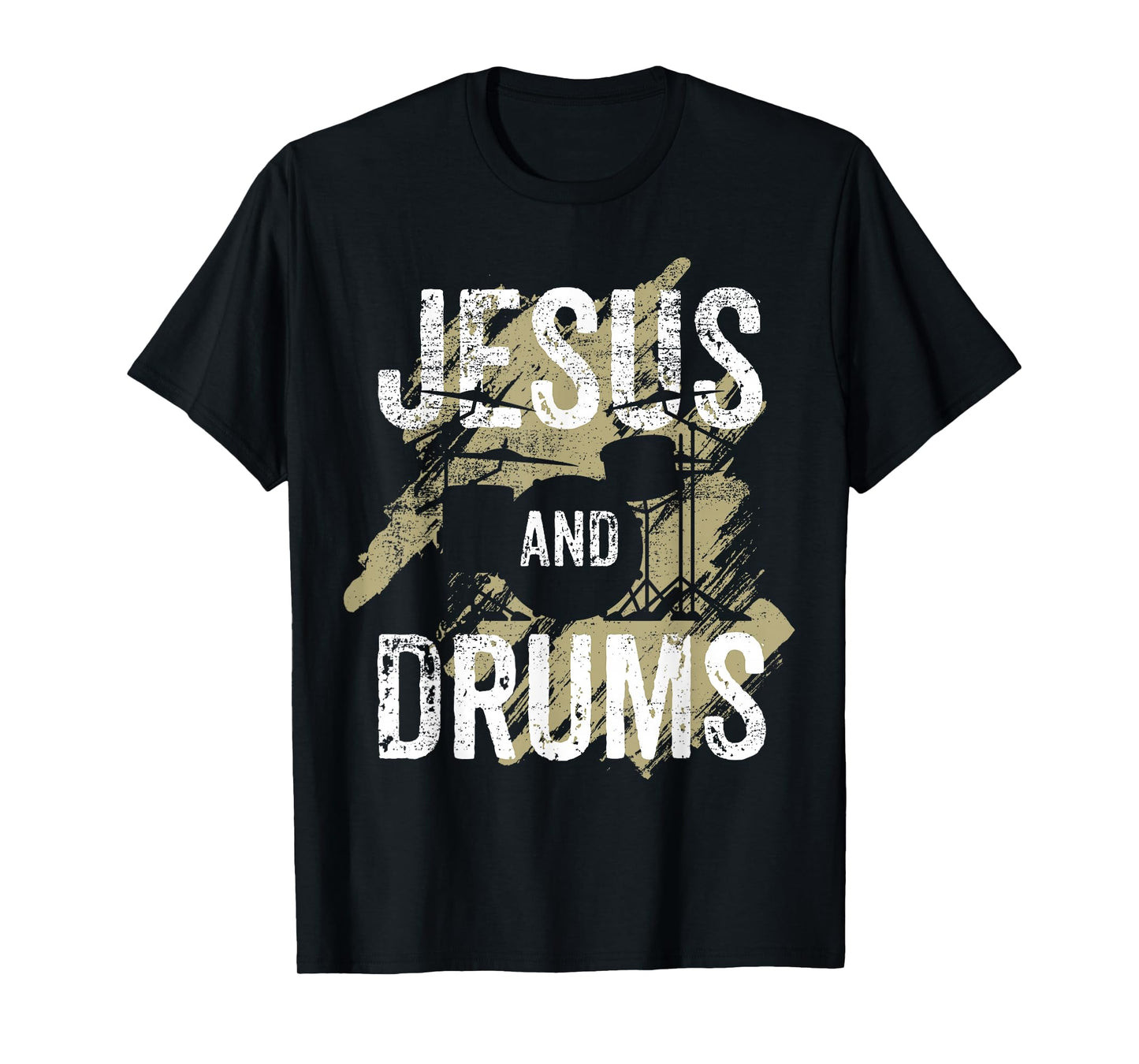 Church Drumming - Jesus & Drums - Christian Drummer T-Shirt