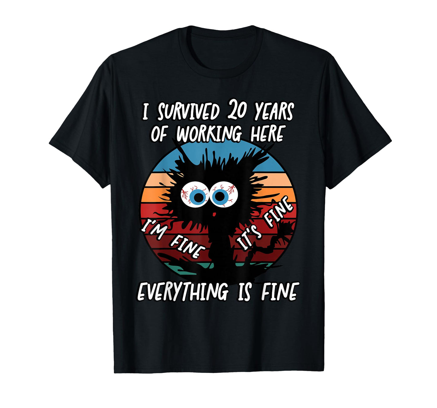 I Survived 20 Years of Working Here T-Shirt