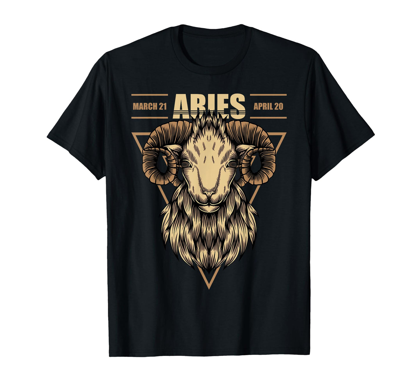 Aries Ram Zodiac Sign Symbol Astrology Dates T-Shirt T-Shirt