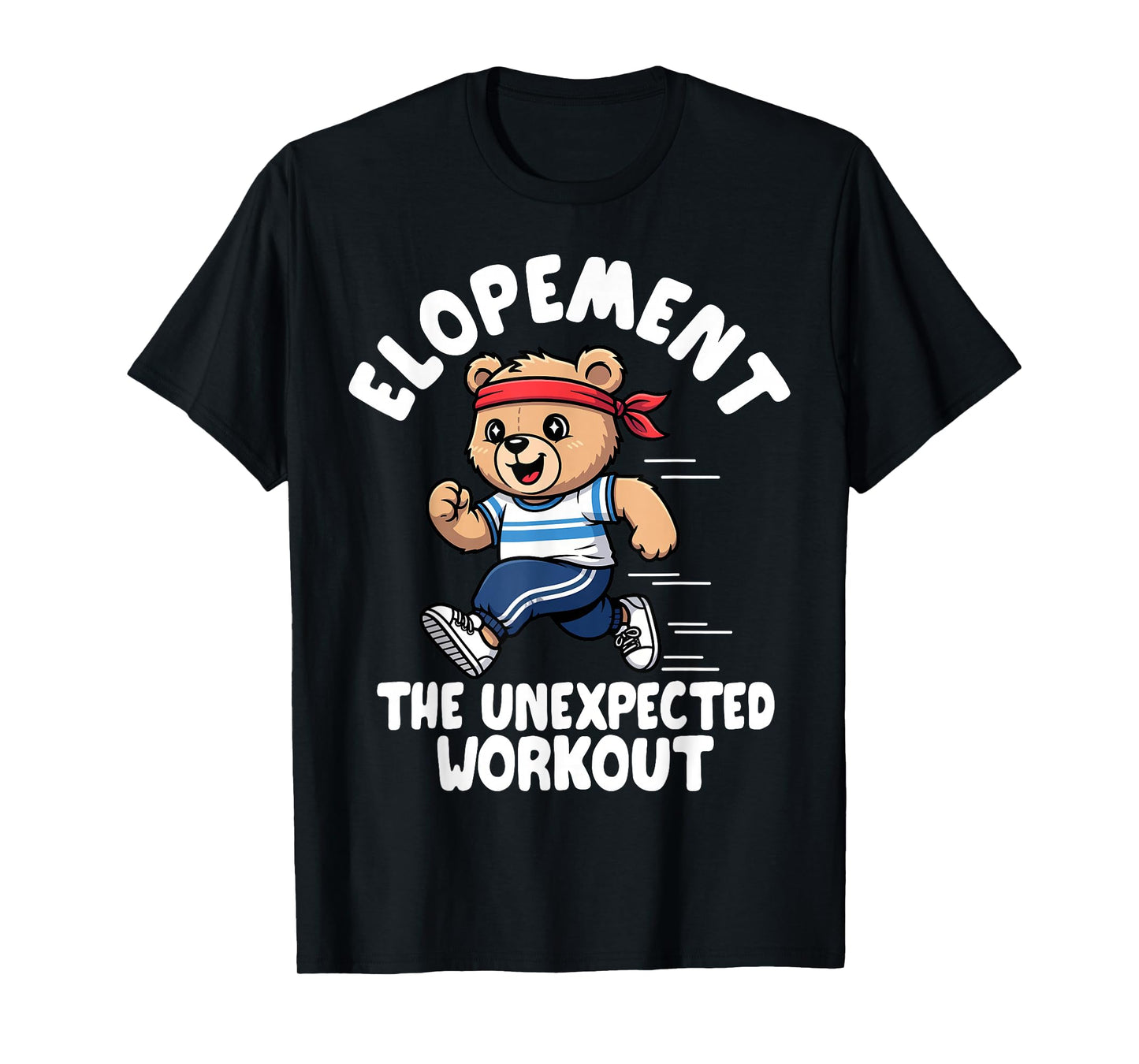 Elopement The Unexpected Workout Retro Autism Awareness T-Shirt