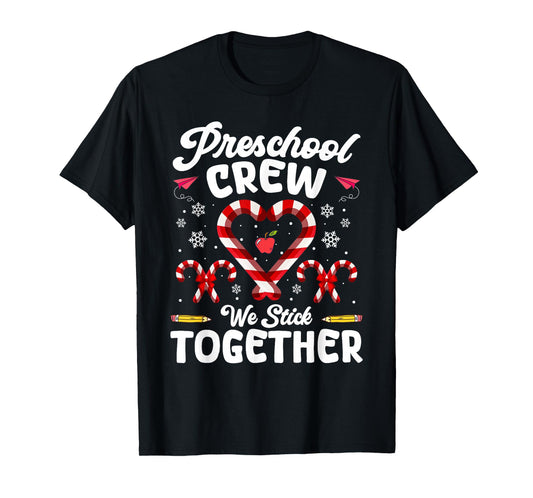 Christmas Preschool Teacher Holiday Family Matching Xmas T-Shirt